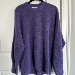 & Other Stories Purple Crewneck Sweater